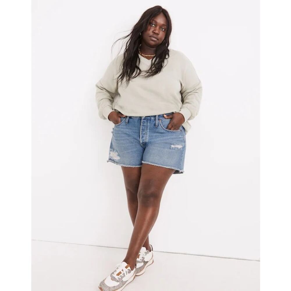 Madewell Plus Relaxed Denim Shorts Sz 20